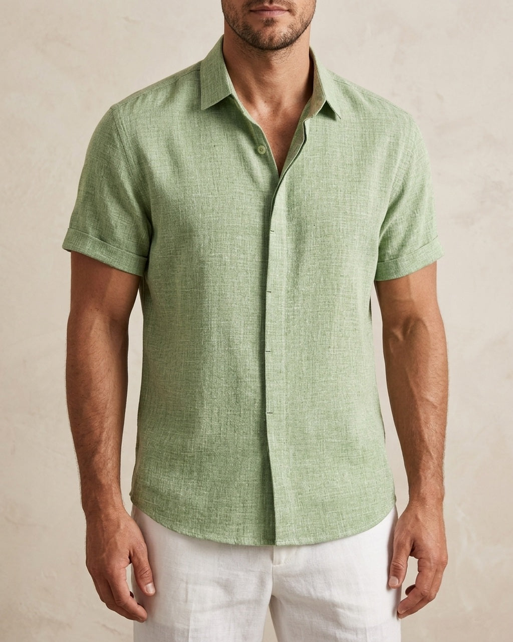 Oliver Heritage – Short Sleeve premium hero in Matcha