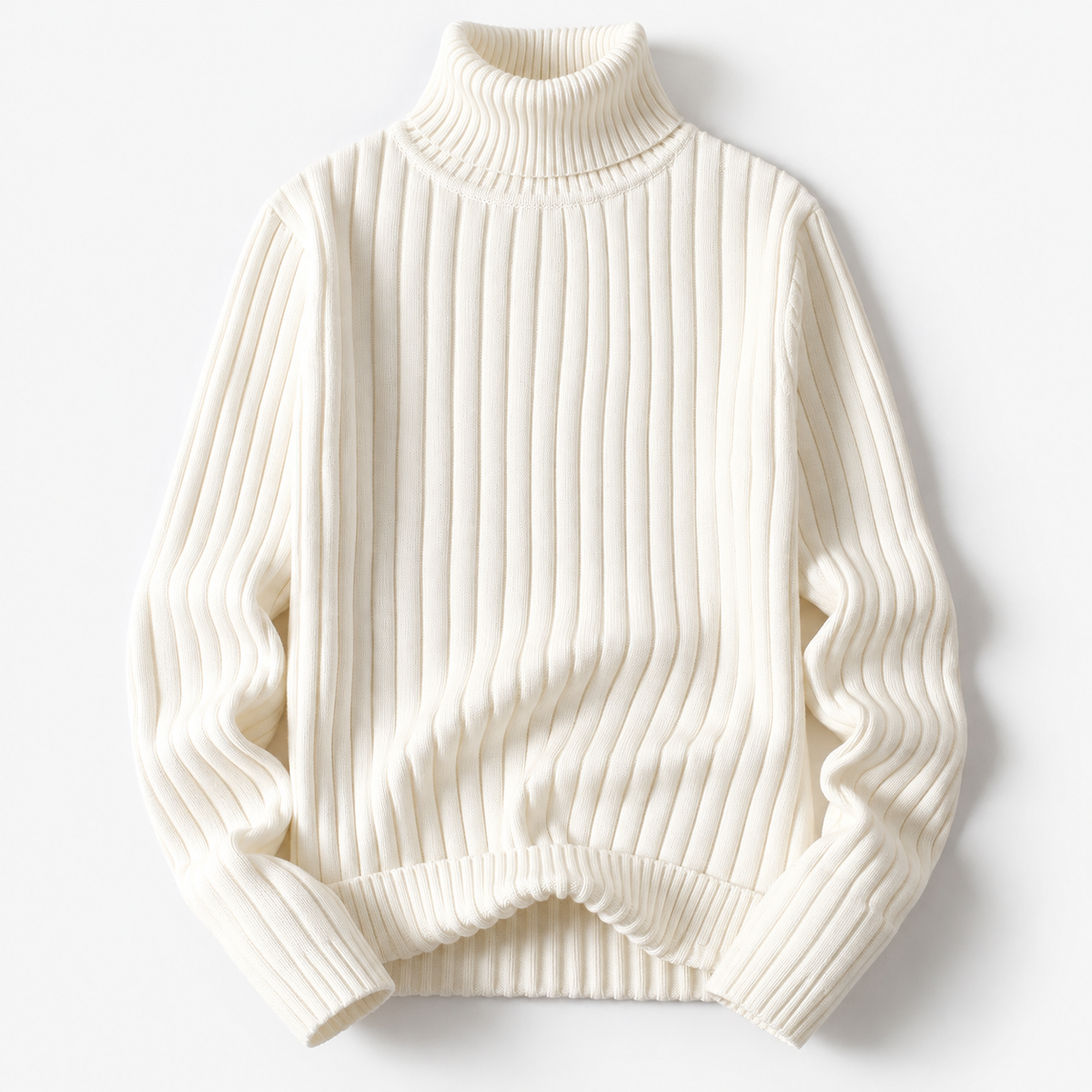 Ondine Comfort Ribbed Turtleneck Sweater | Emory & Blanc