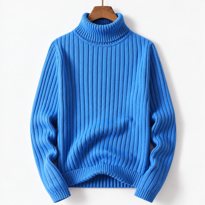 Ondine Comfort Ribbed Turtleneck Sweater | Emory & Blanc