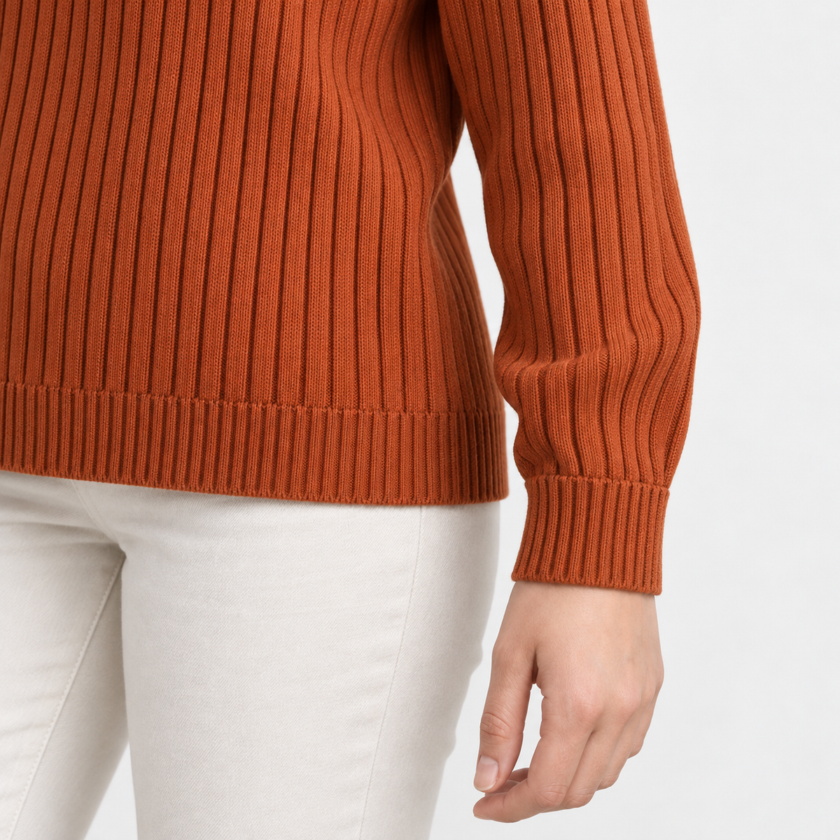 Ondine Comfort Ribbed Turtleneck Sweater | Emory & Blanc