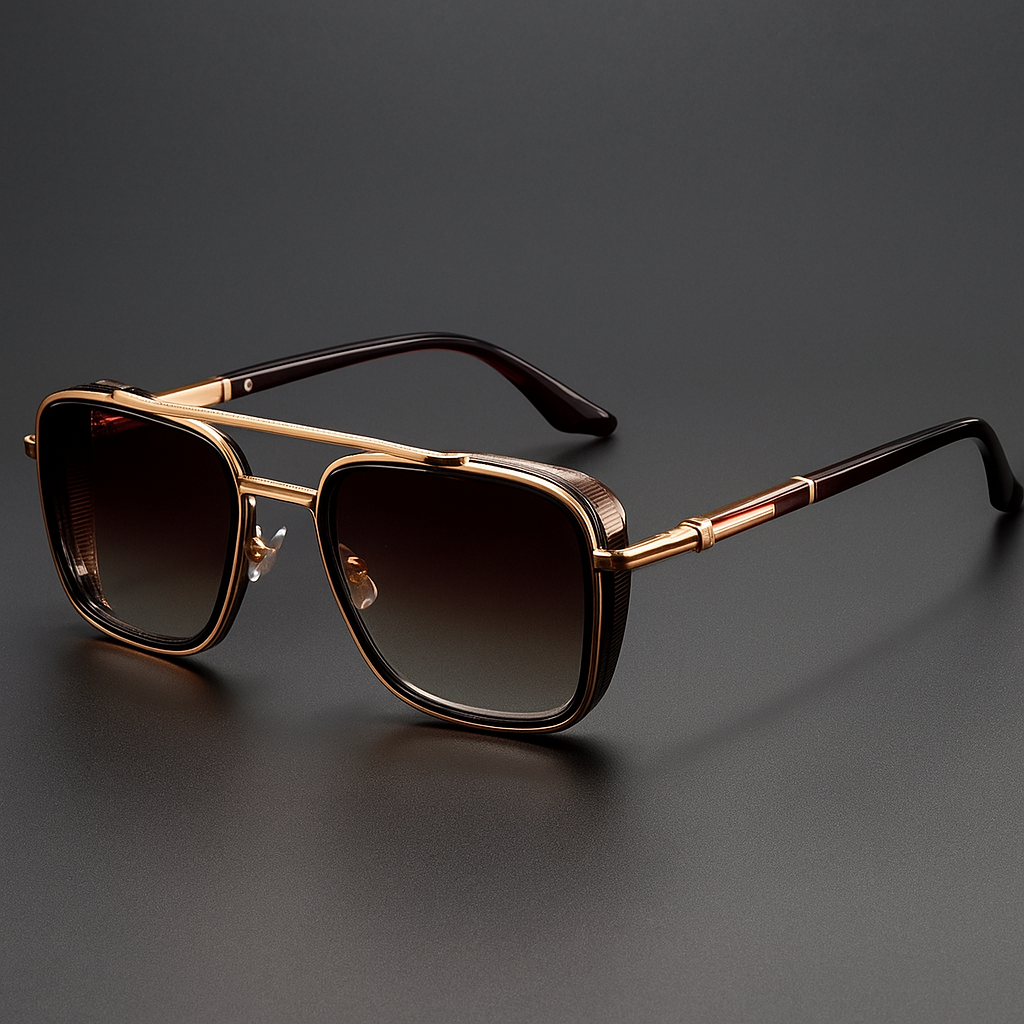 Orvin Lightweight Navigator Sunglasses — Wine Red | Emory & Blanc