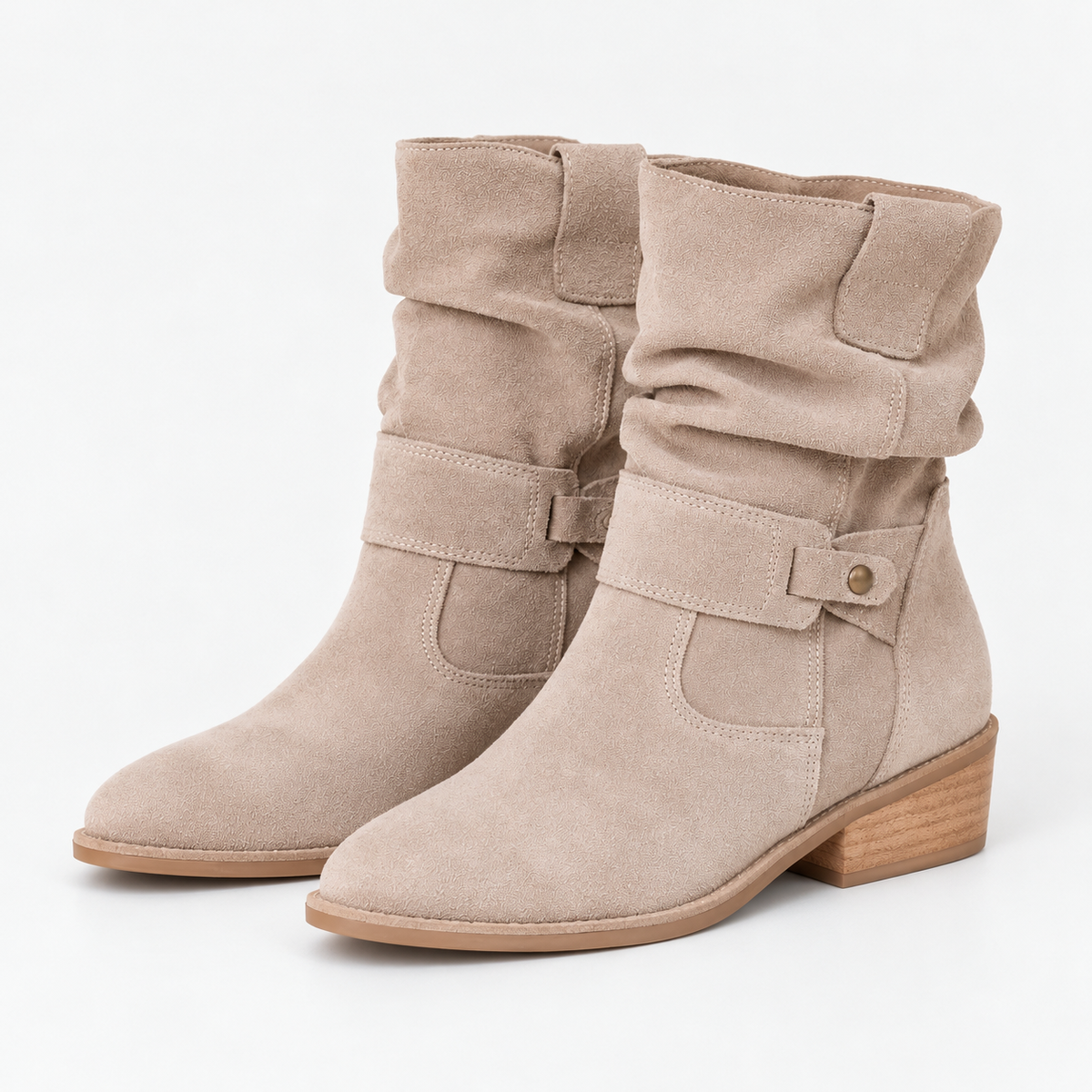 Perline Comfort Slouch Mid-Calf Boots | Emory & Blanc
