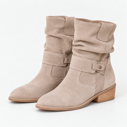 Perline Comfort Slouch Mid-Calf Boots | Emory & Blanc