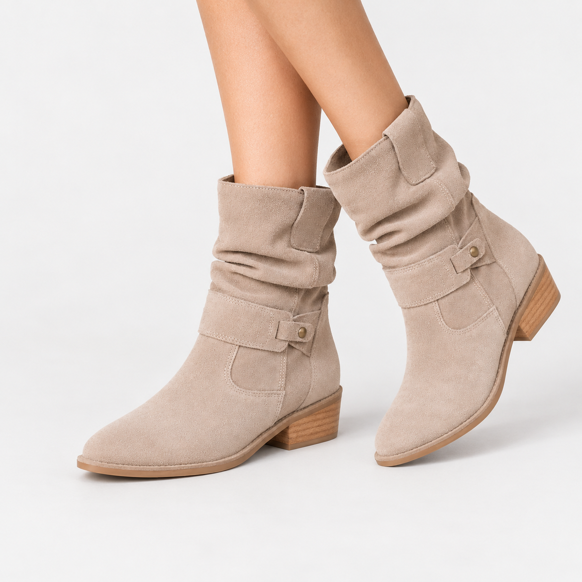 Perline Comfort Slouch Mid-Calf Boots | Emory & Blanc