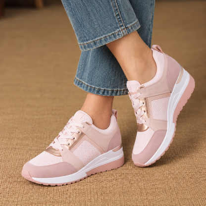Rochelle Breathable Wedge Sneakers | Emory & Blanc