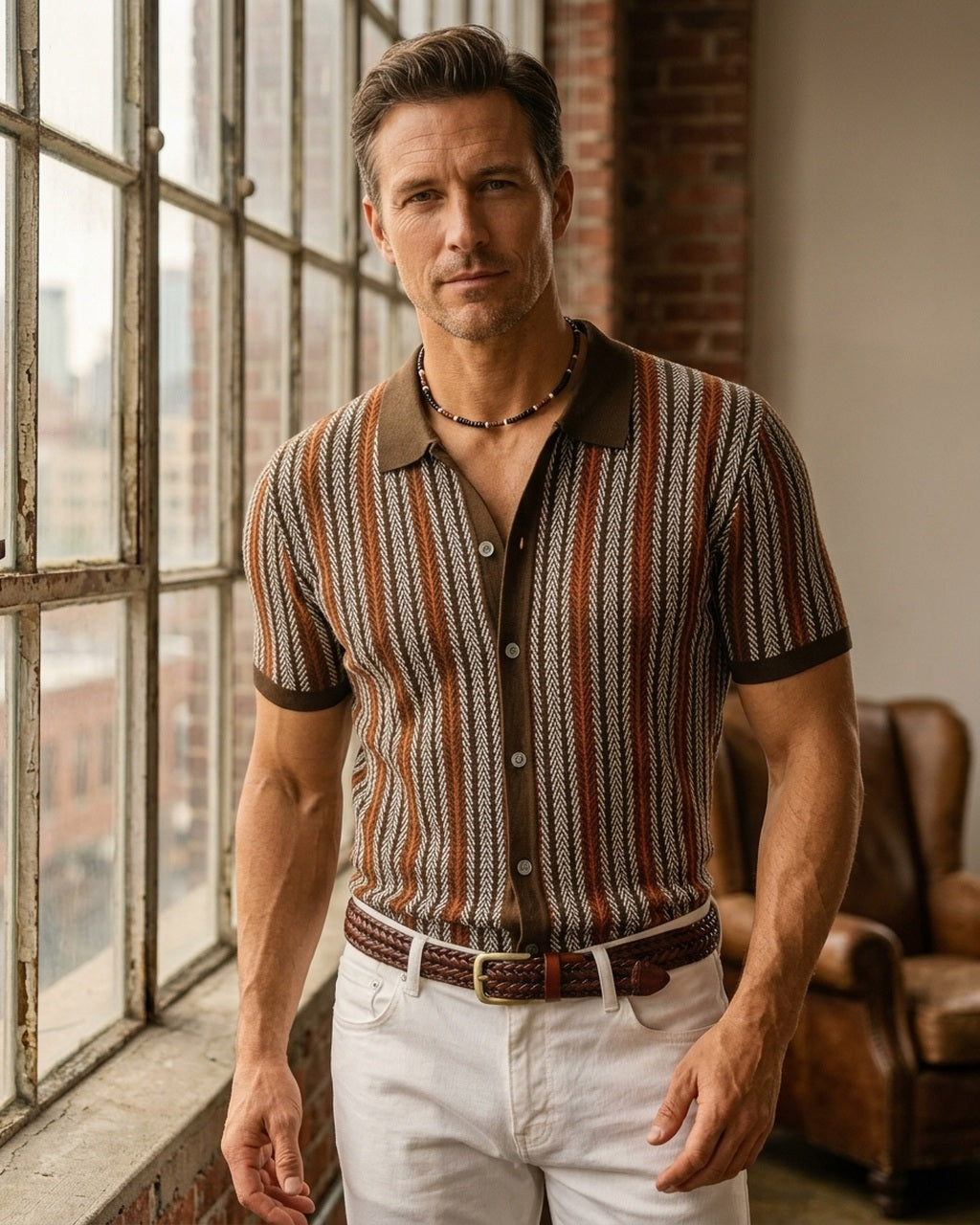 Emory & Blanc romano button up lifestyle 05