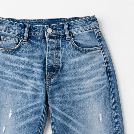 Rosalyn Comfort Straight-Leg Cropped Jeans | Emory & Blanc