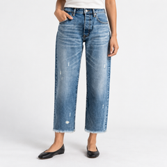 Rosalyn Comfort Straight-Leg Cropped Jeans
