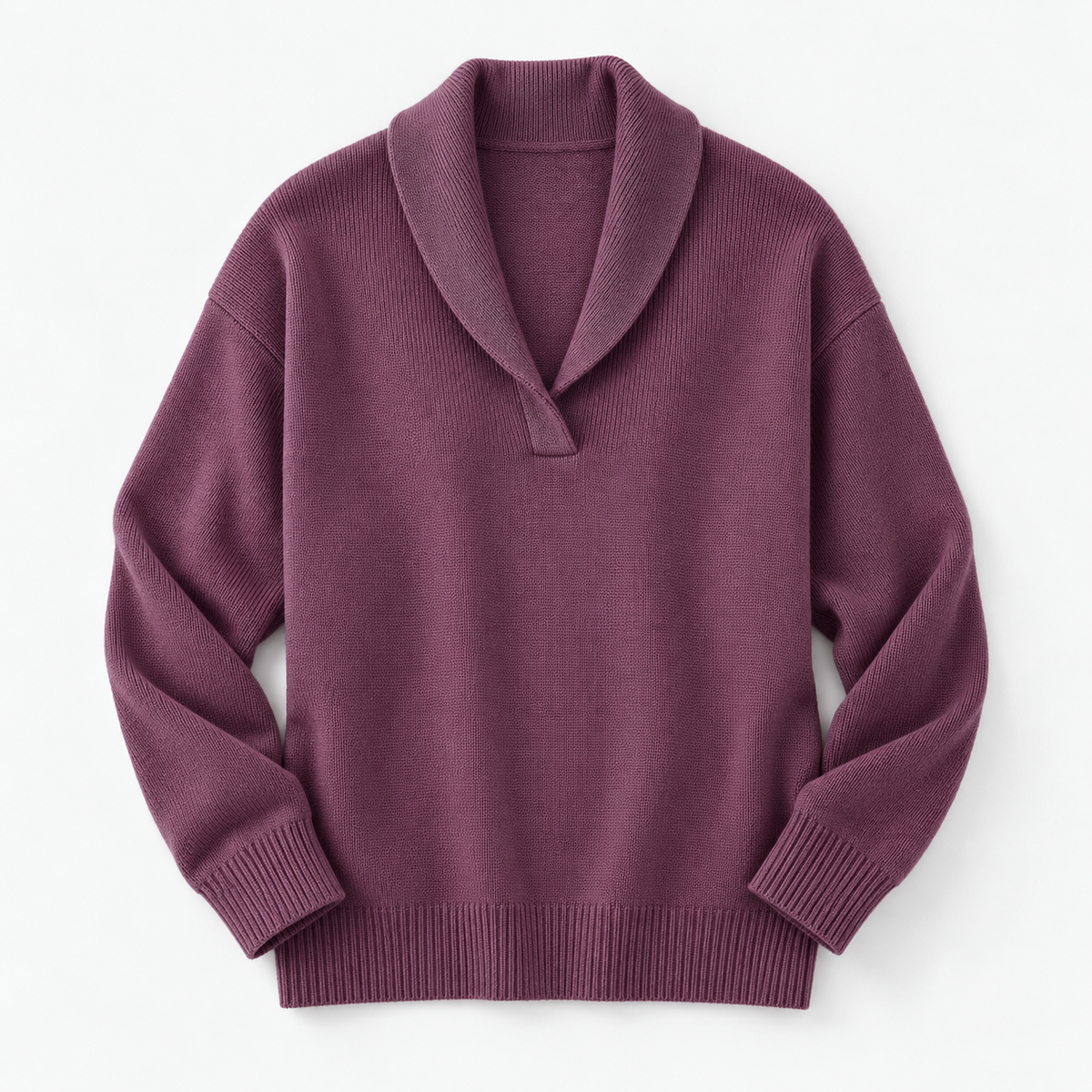 Rosella Relaxed Fit Shawl Collar Sweater | Emory & Blanc
