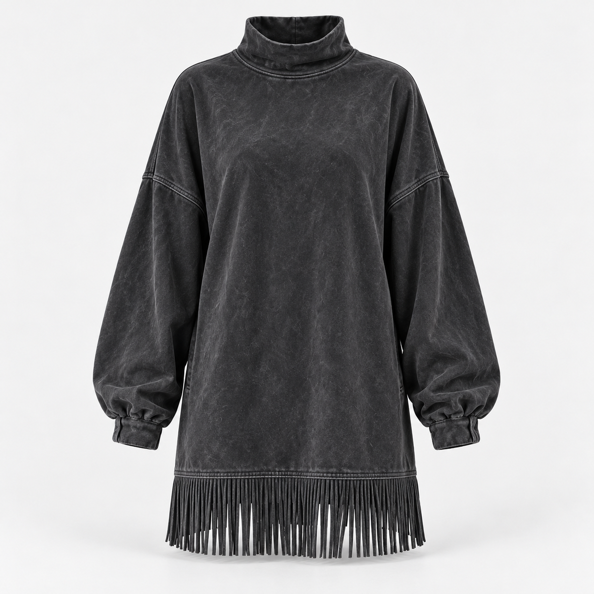 Rosina Soft Fringe Mini Dress | Emory & Blanc