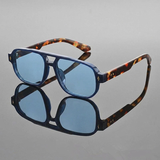 Ruben Everyday Navigator Sunglasses — Blue & Tortoise | Emory & Blanc