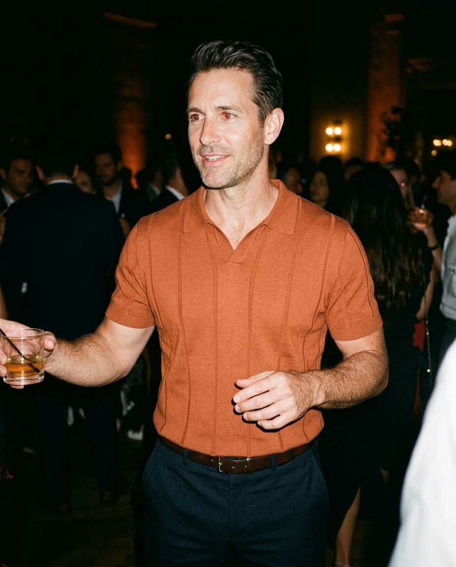Sabine Open-Collar Polo | Emory & Blanc