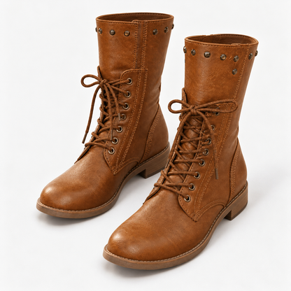 Sandrine Comfort Lace-Up Ankle Boots | Emory & Blanc