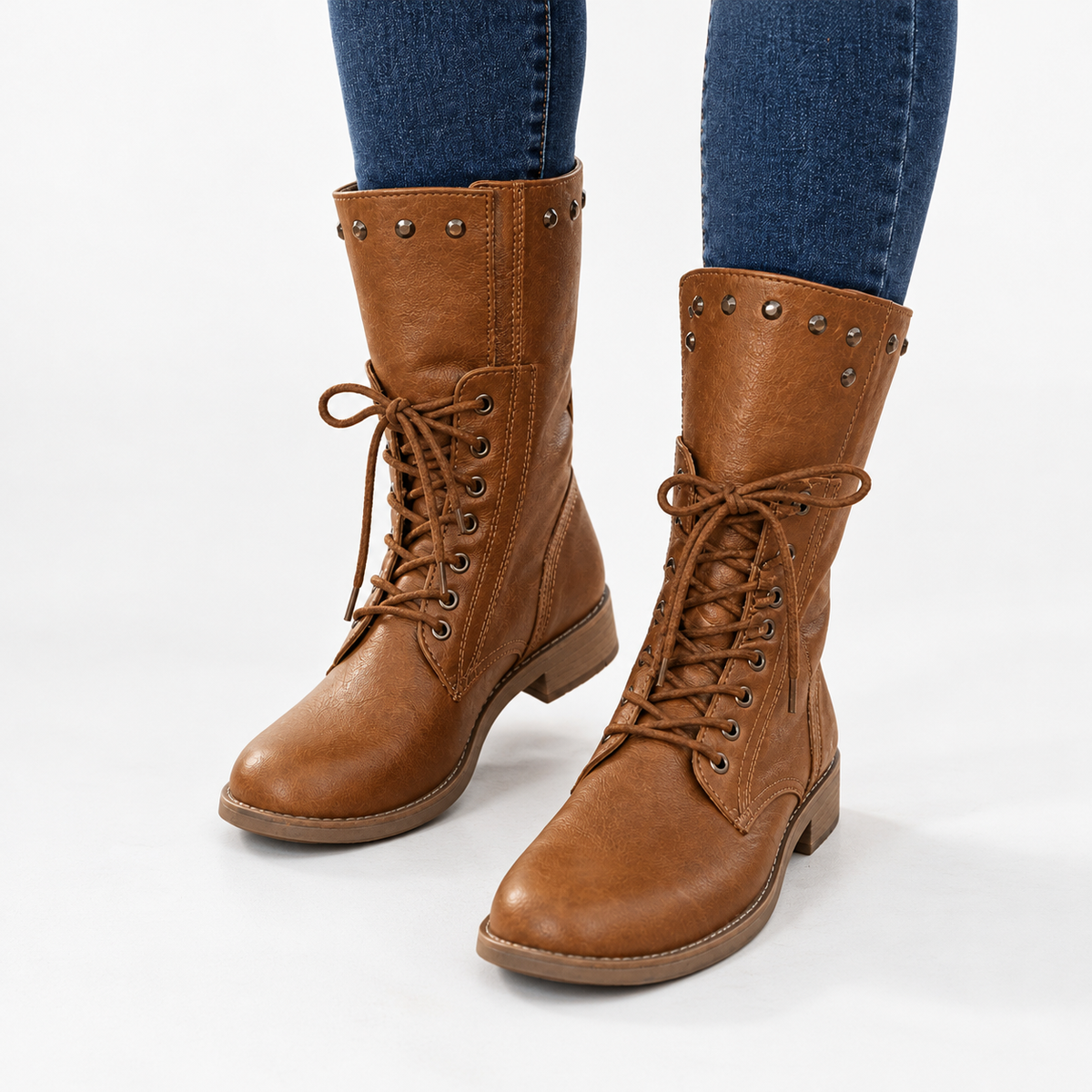Sandrine Comfort Lace-Up Ankle Boots | Emory & Blanc