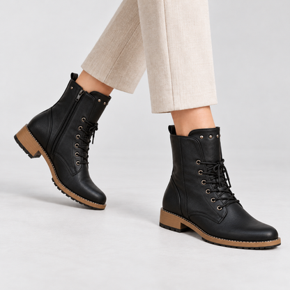 Sandrine Comfort Lace-Up Ankle Boots | Emory & Blanc