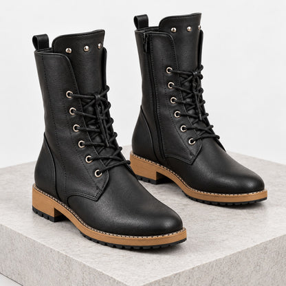 Sandrine Comfort Lace-Up Ankle Boots | Emory & Blanc