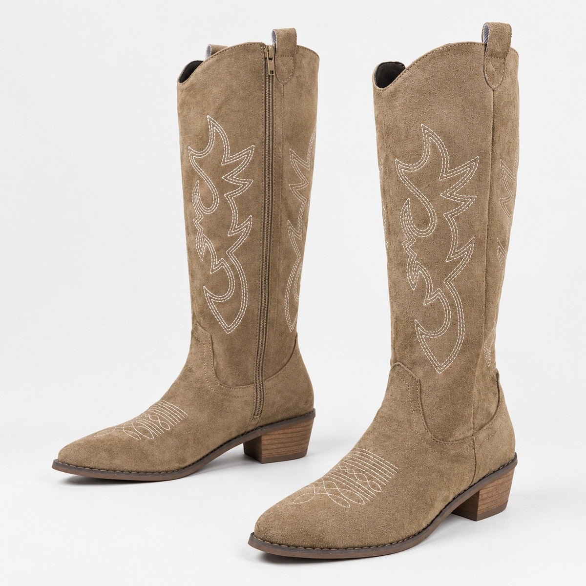 Savannah Soft Embroidered Western Boots | Emory & Blanc
