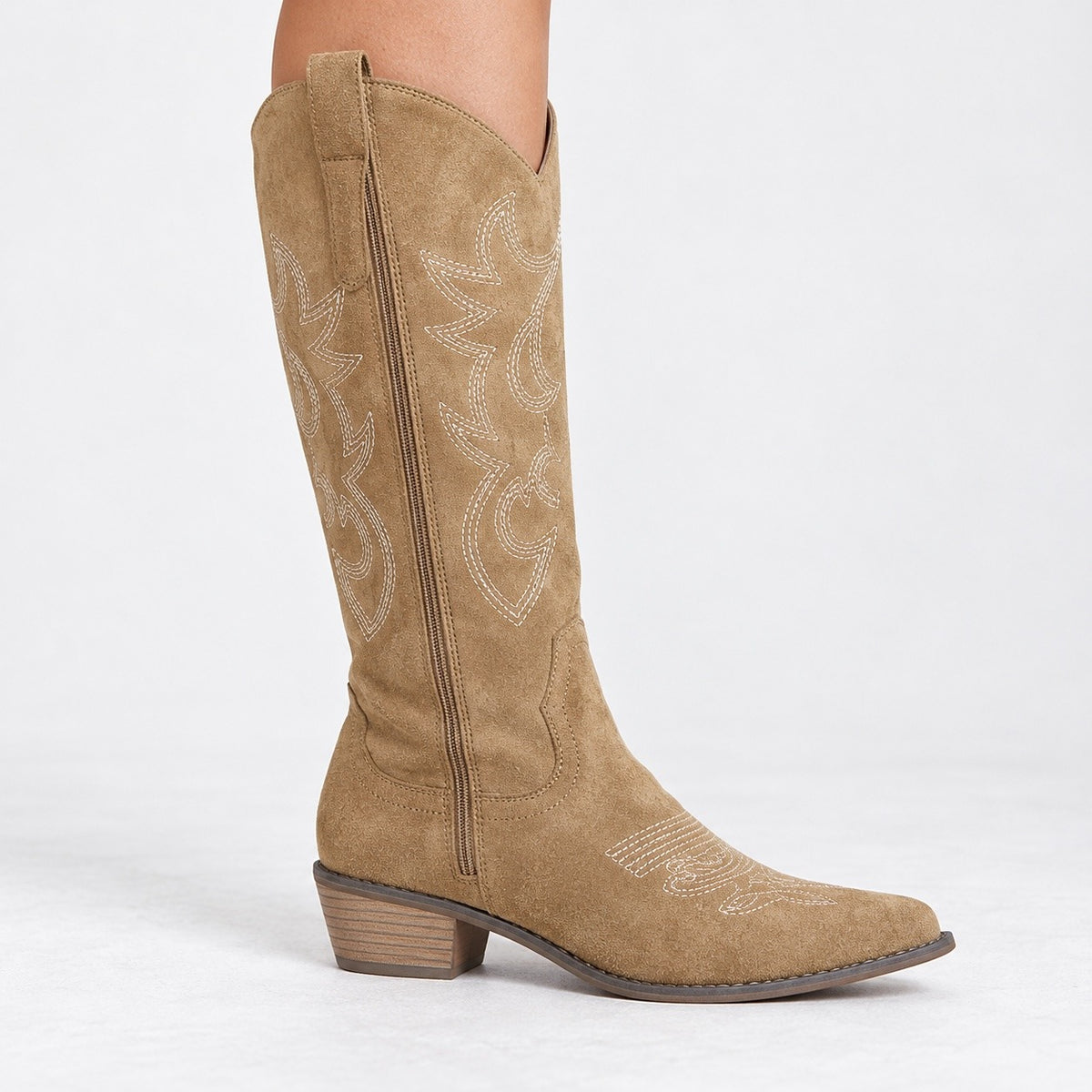 Savannah Soft Embroidered Western Boots | Emory & Blanc