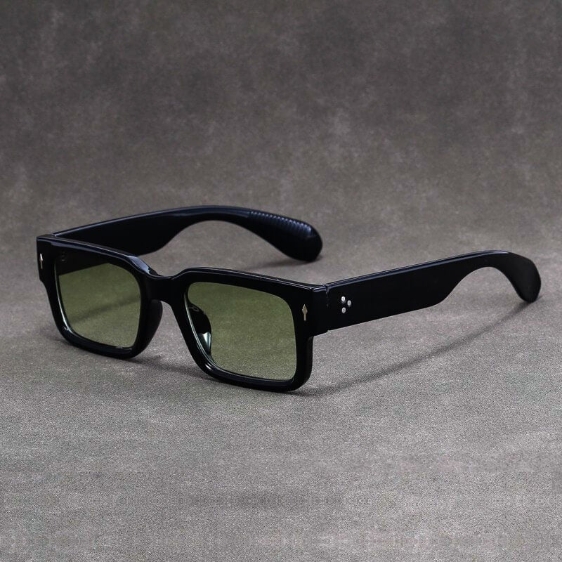 Sedona — Black with Green Lens | Emory & Blanc