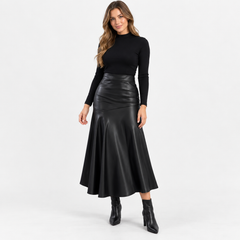 Serena Comfort Flared Midi Skirt