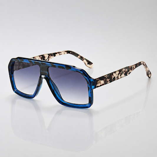 Soren Lightweight Square Sunglasses — Azure | Emory & Blanc