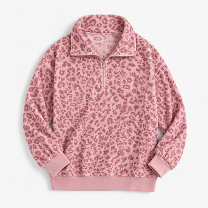 Talia Stretch Pullover, Half-Zip Collar | Emory & Blanc