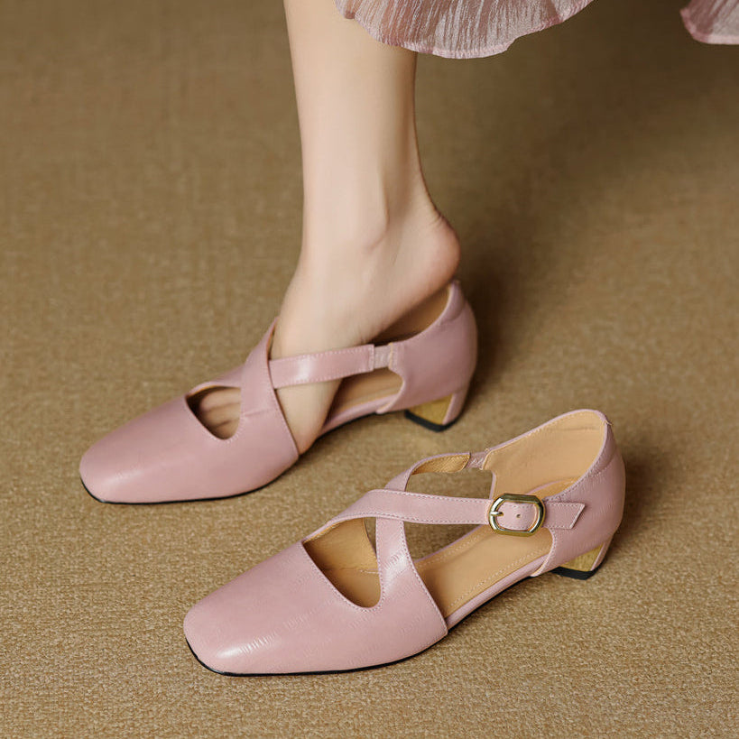 The Camille Cross-Strap Heel - product image 1