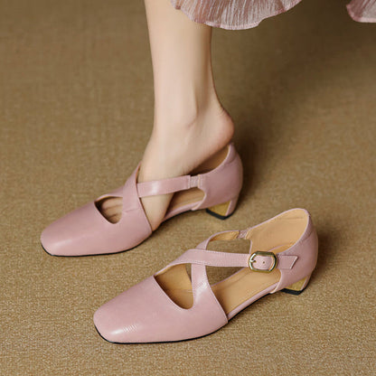 The Camille Cross-Strap Heel - product image 1