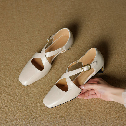The Camille Cross-Strap Heel - product image 14