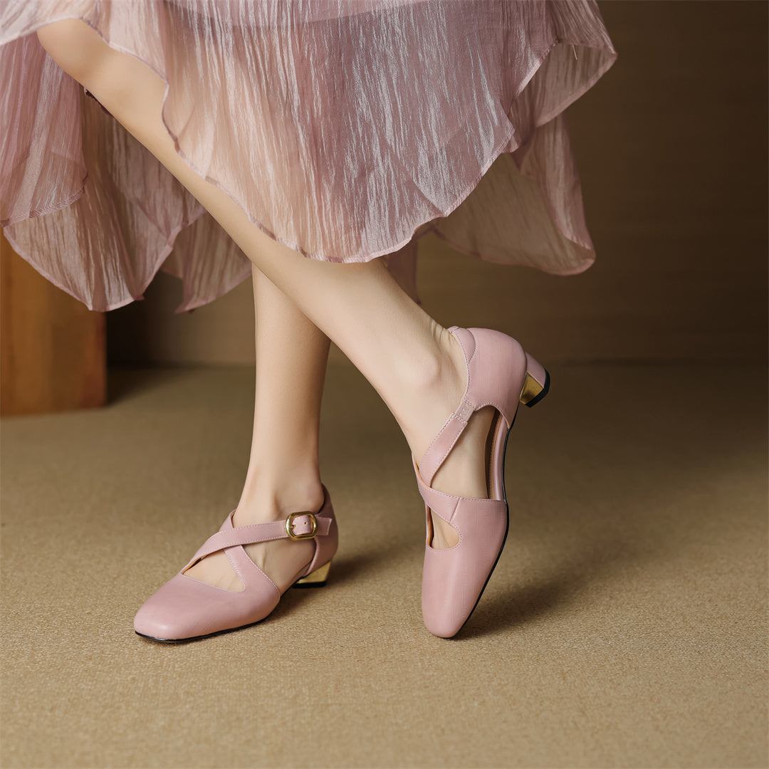 The Camille Cross-Strap Heel - product image 2