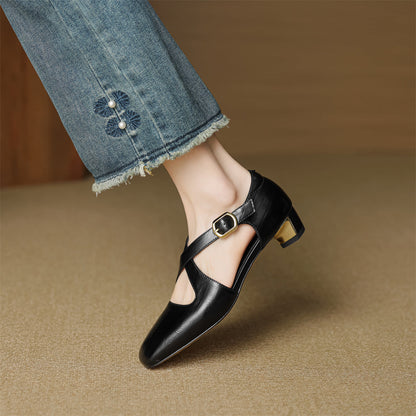 The Camille Cross-Strap Heel - product image 21