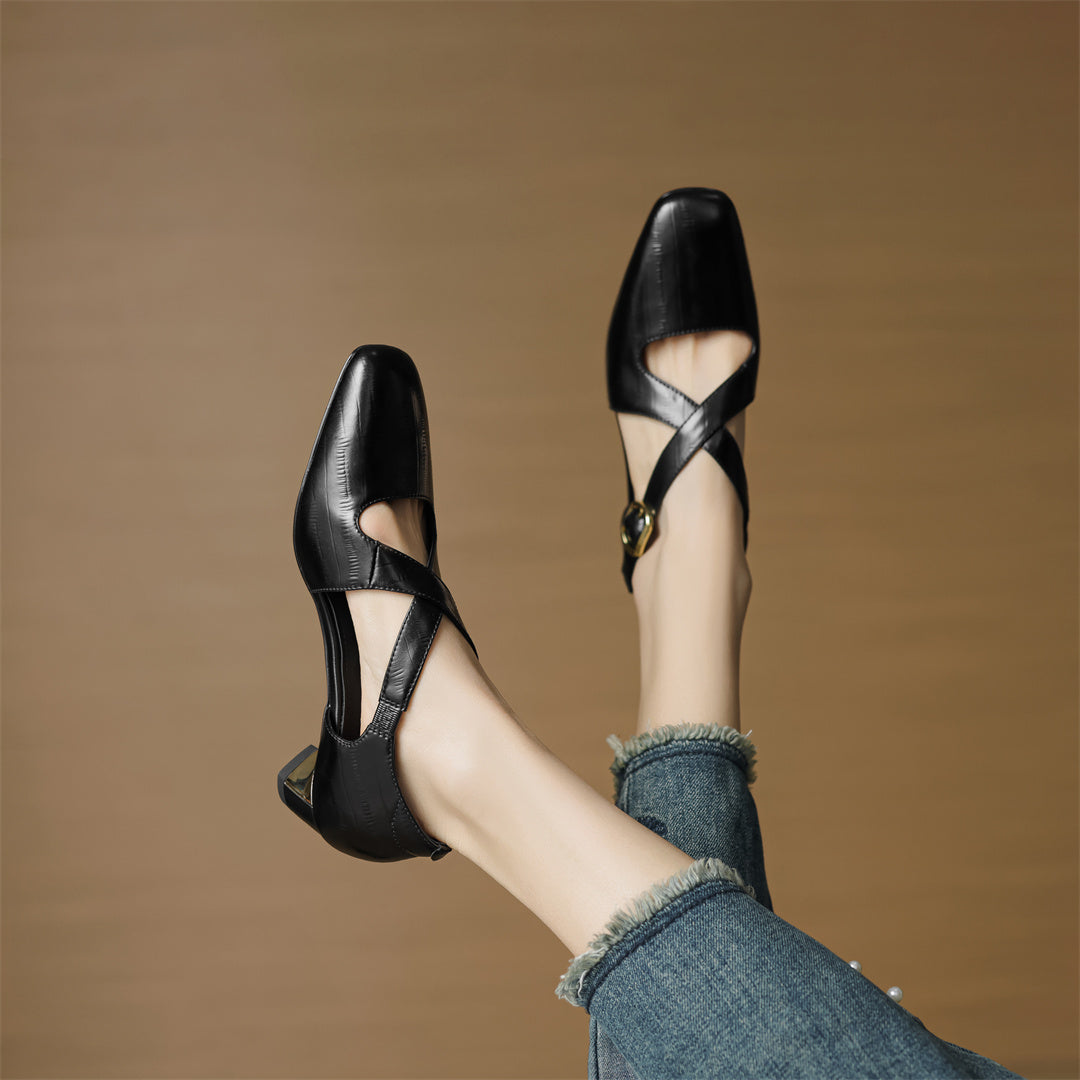 The Camille Cross-Strap Heel - product image 22