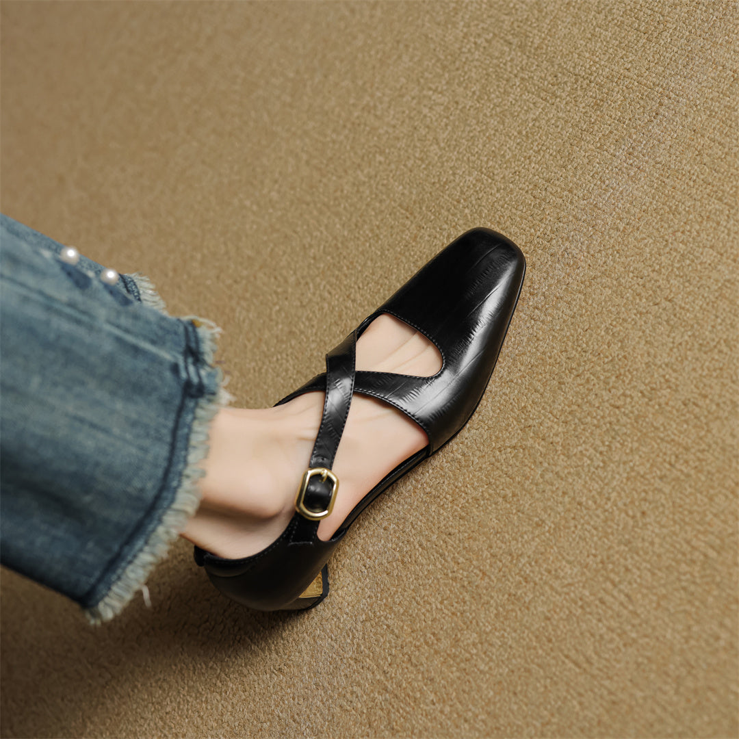 The Camille Cross-Strap Heel - product image 23