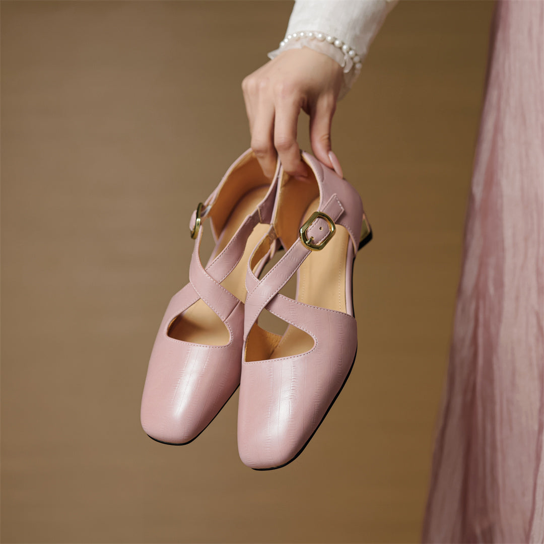 The Camille Cross-Strap Heel - product image 5