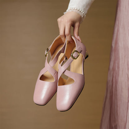 The Camille Cross-Strap Heel - product image 5