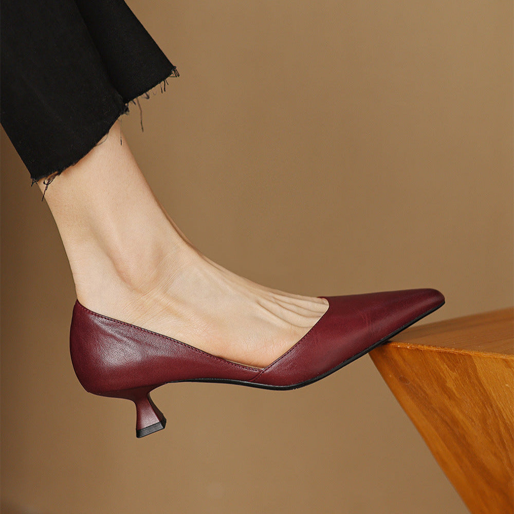 The Carina Leather Heel - product image 4