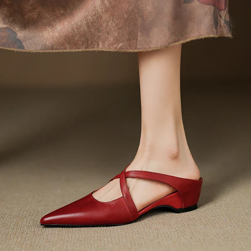 The Elara Cross-Strap Mule image 1