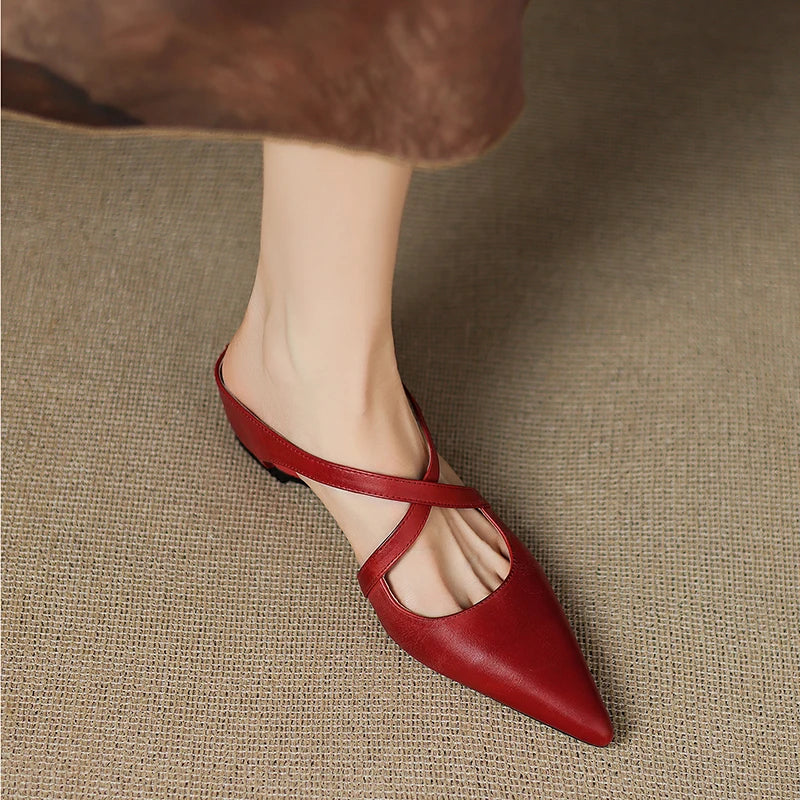 The Elara Cross-Strap Mule image 3