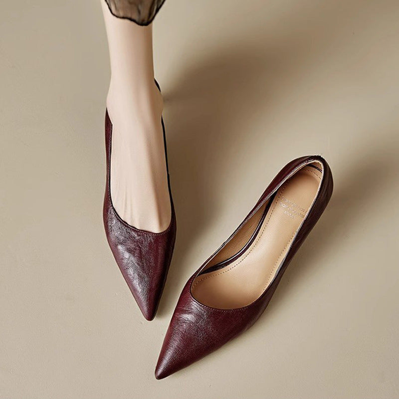 The Elena Leather Heel - product image 6