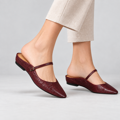 The Ella Pointed Mule | Emory & Blanc