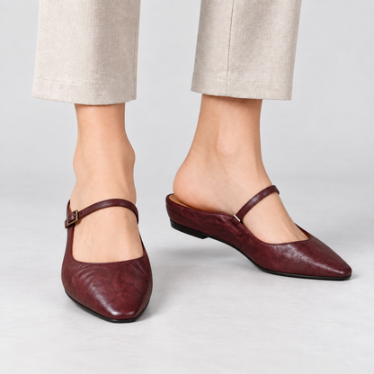 The Ella Pointed Mule | Emory & Blanc