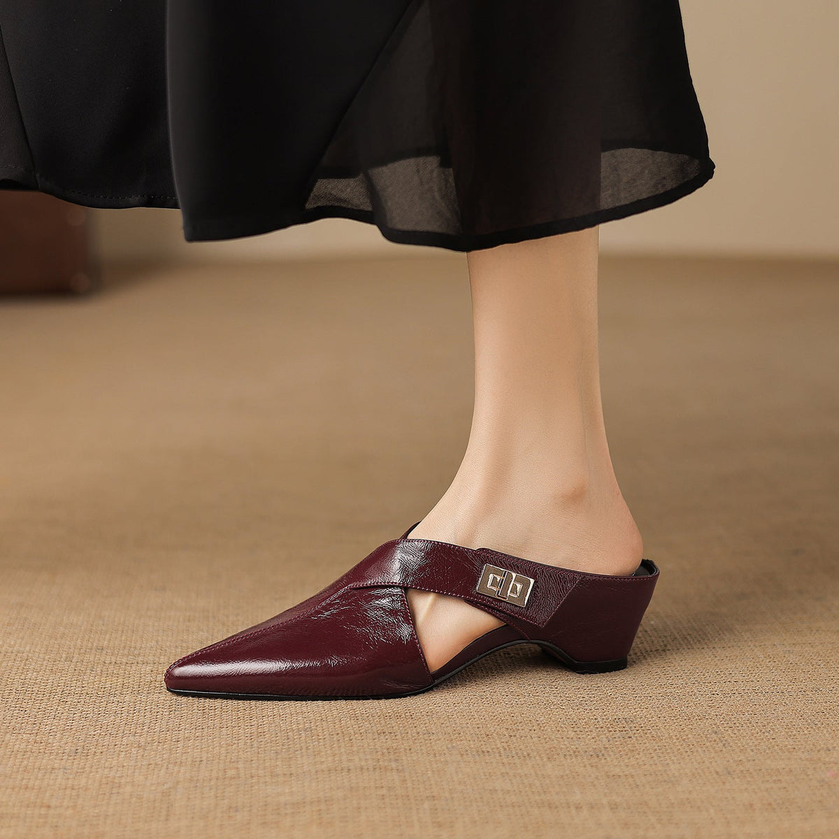 The Isla Leather Mule - product image 1