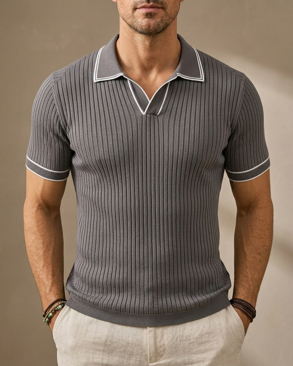 Emory & Blanc The Milano Collar Romano-style variant Gray