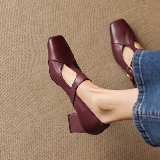 The Varenna Square-Toe Heel - product image 2