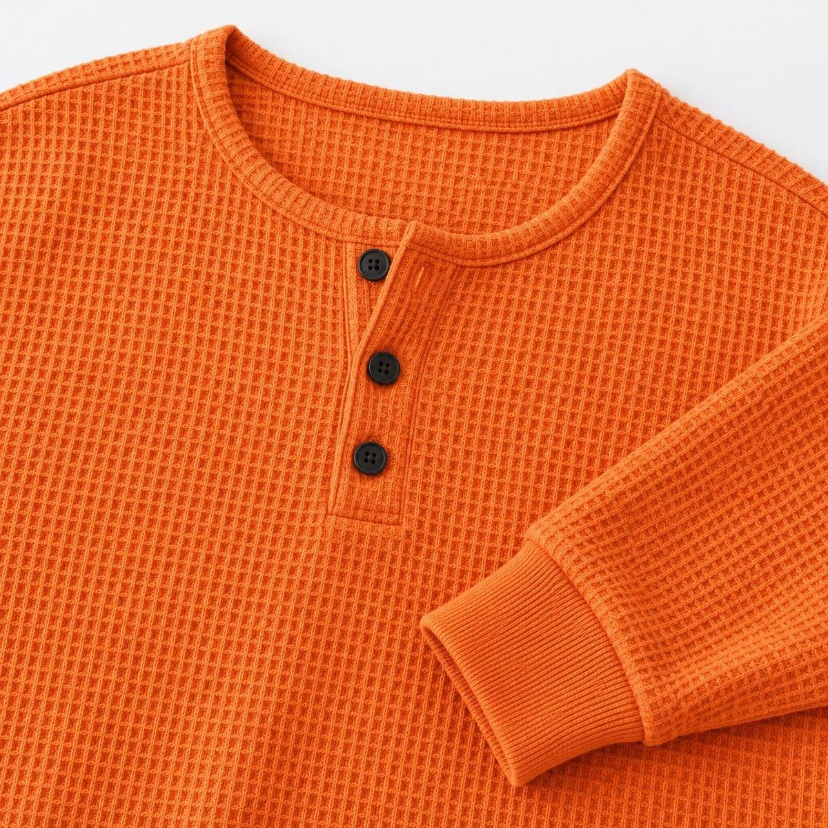 Tilda Comfort Henley Top, Three-Button Placket | Emory & Blanc