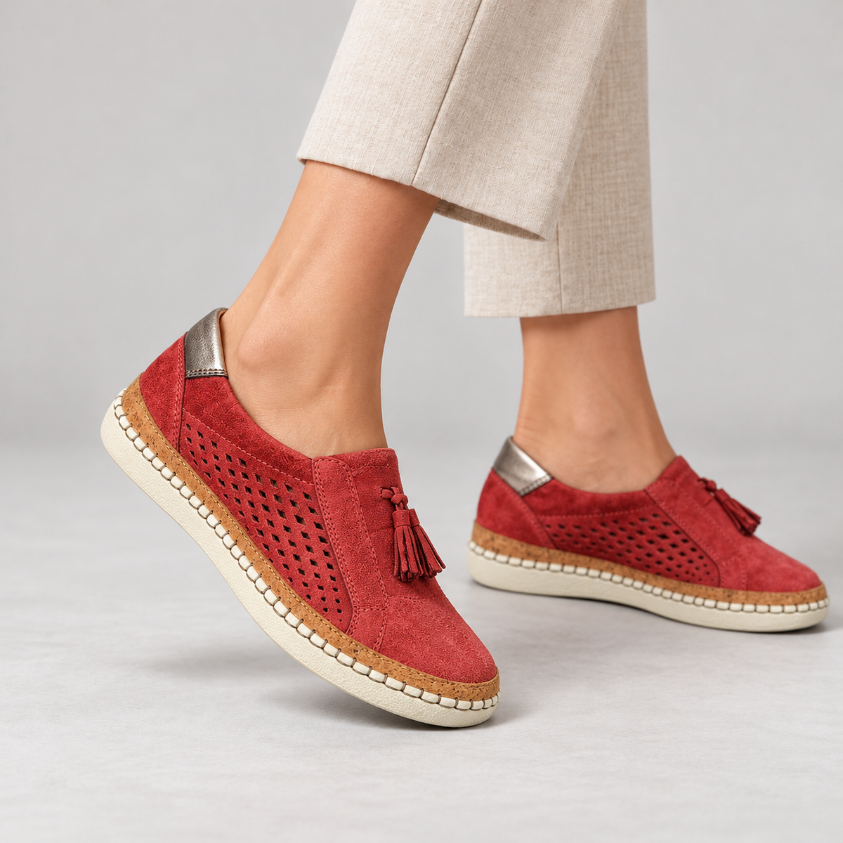 Valerie Stretch Slip-On Loafers | Emory & Blanc