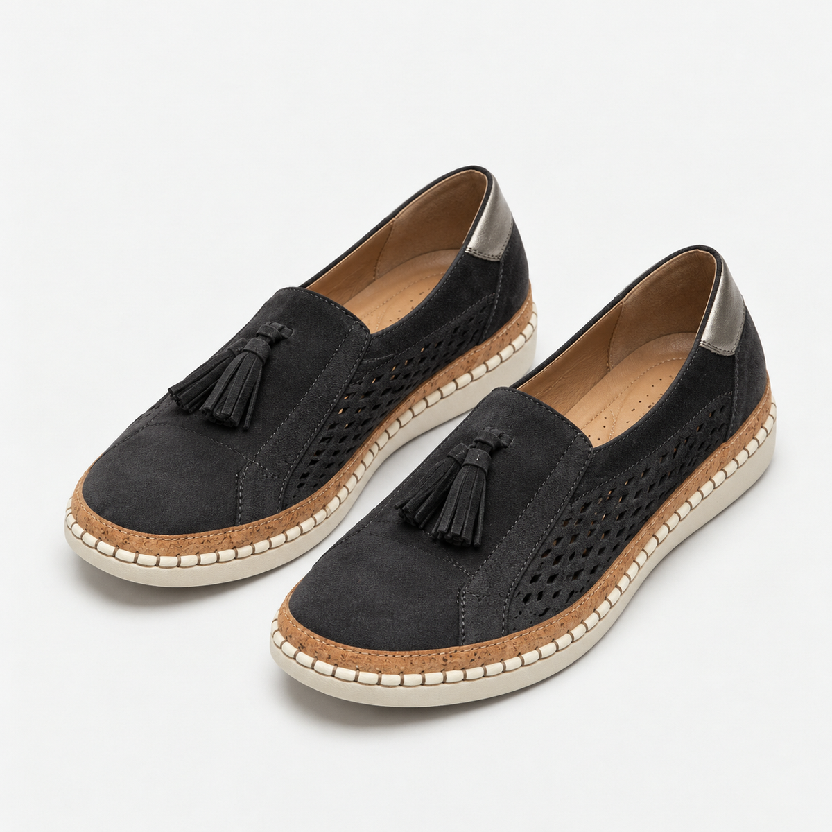 Valerie Stretch Slip-On Loafers | Emory & Blanc