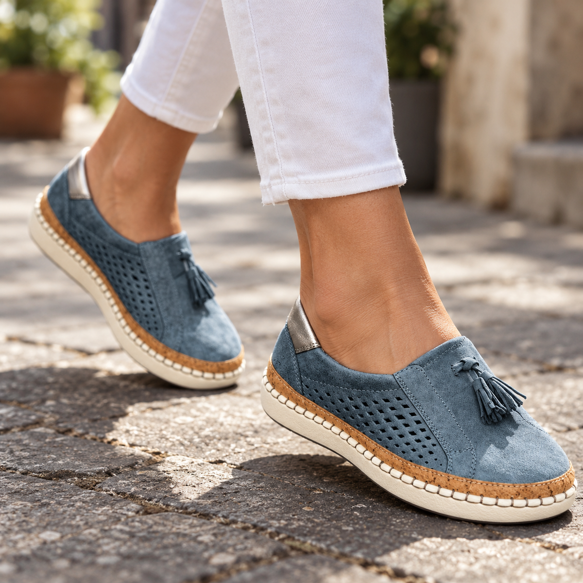 Valerie Stretch Slip-On Loafers | Emory & Blanc