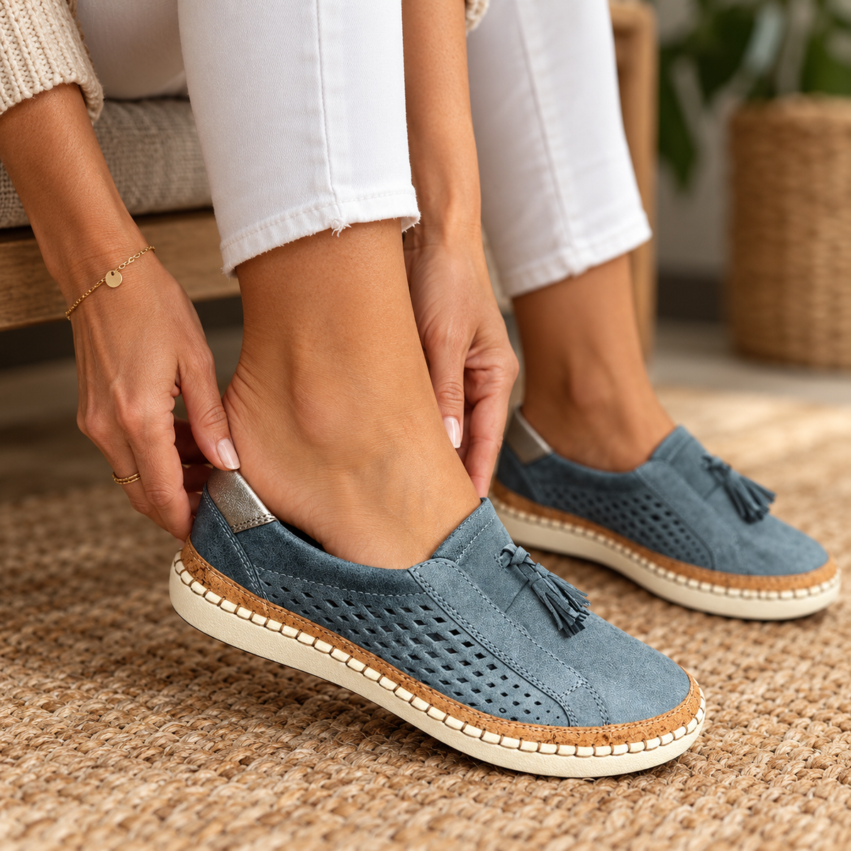 Valerie Stretch Slip-On Loafers | Emory & Blanc