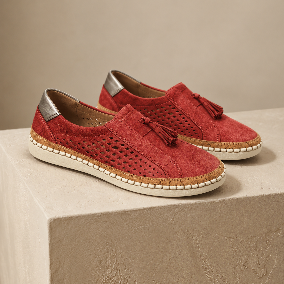 Valerie Stretch Slip-On Loafers | Emory & Blanc
